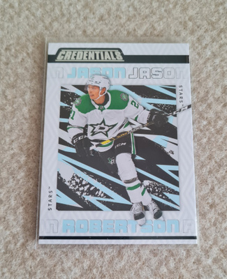 2023-24 Upper Deck Credentials Ice Blue Jason Robertson #24