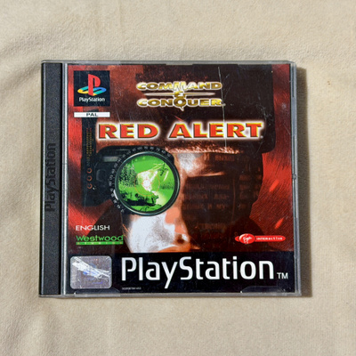 Command & Conquer Red Alert PS1-peli (PAL)
