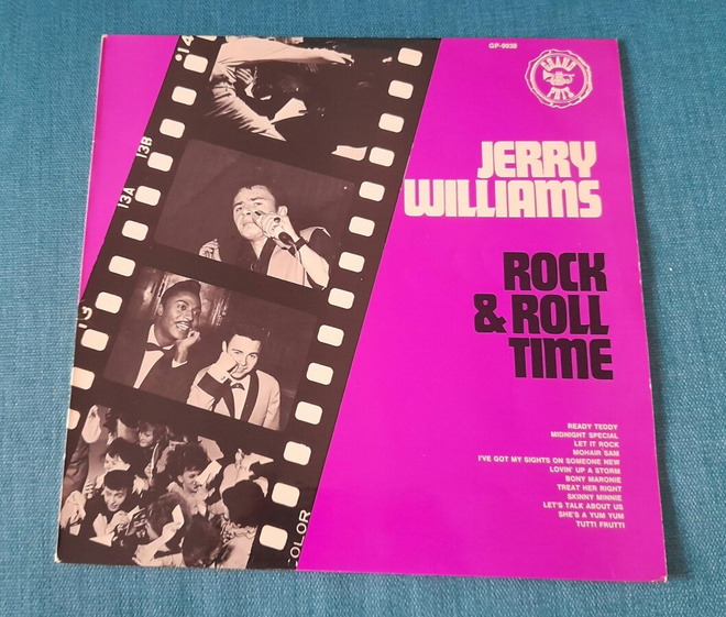 JERRY WILLIAMS Rock&Roll Time GP-9938 1968 Ruotsi
