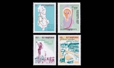Albania 1448-51 ** Sähköistämissuunnitelman 25v (1970)