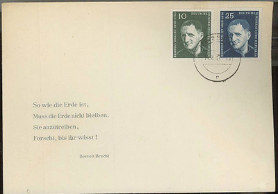 DDR Mi 593-4 FDC