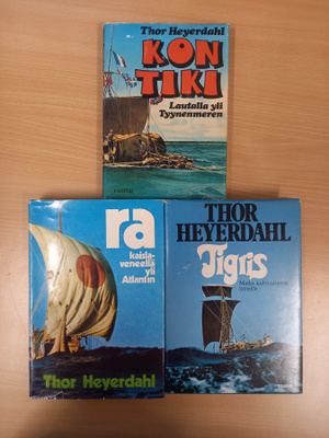 3 kpl Thor Heyerdahl