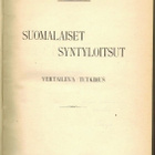 Kaarle Krohn : Suomalaiset syntyloitsut - pikkukuva 2
