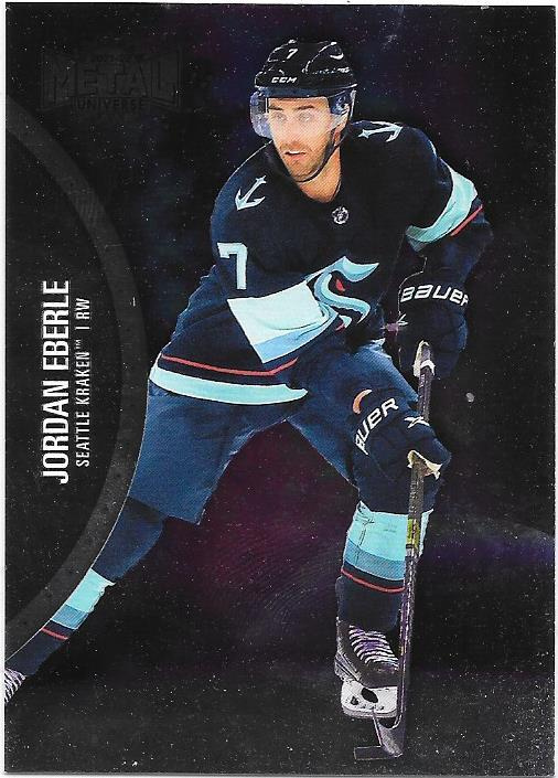 2021-22 Metal Universe #97 Jordan Eberle , Seattle Kraken