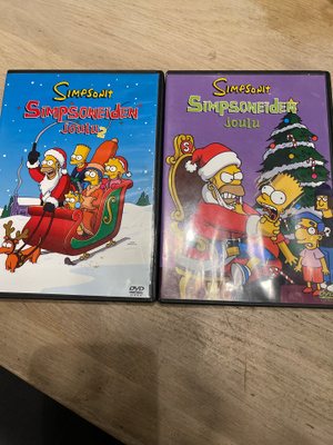 Simpsonien joulu 1 ja 2 DVD leffat paketti