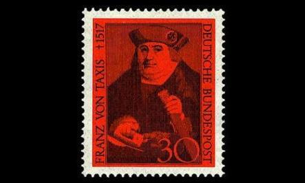 Saksa 535 ** Franz von Taxis (1967)