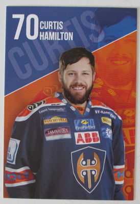 Curtis Hamilton Tappara teamset kortti
