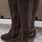 Ruskeat Clarks kiilakorko Nahkasaappaat / Saappaat - koko 38 - pikkukuva 5