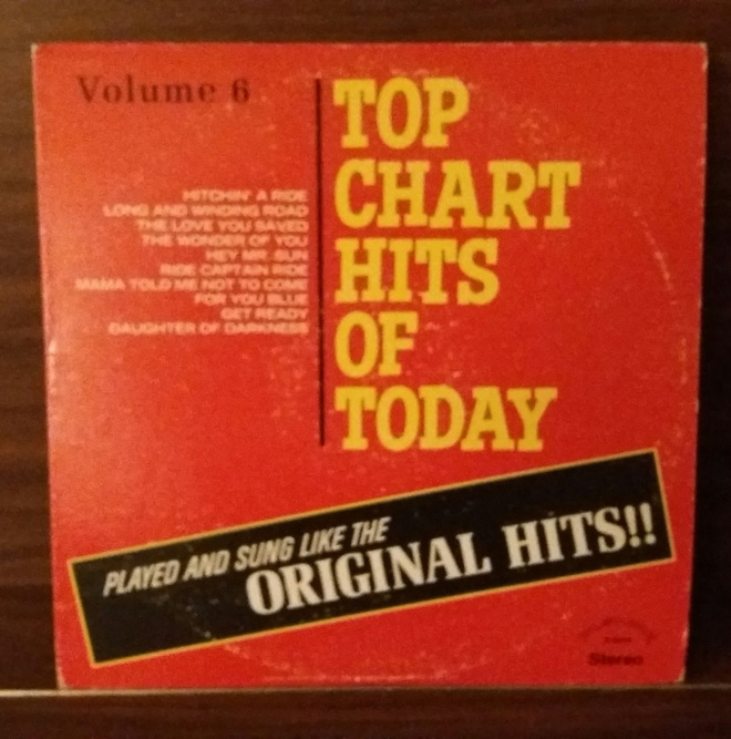 TOP CHART HITS OF TODAY VOLUME 6 S-5216 1970 Usa