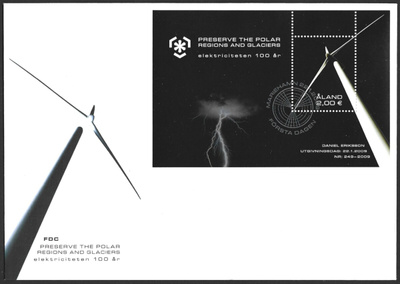 FDC Åland 2009  ÅBL 8  Sähkö 100 vuotta  LaPe ÅL 301
