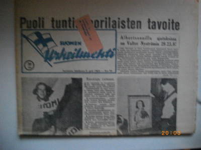 Suomen Urheilulehti Nro 92/1952 (18.2)