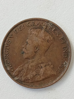 Canada One Cent 1914 King George