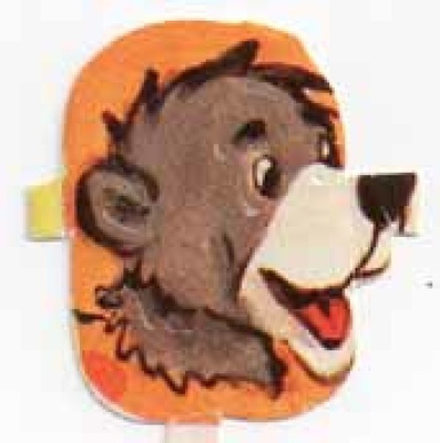EO 9004 DISNEY / VIIDAKKOKIRJA: Baloo-karhun pää 1.