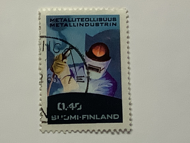 652 / 1968 Metalliteollisuus o leimattu