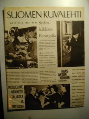 Suomen Kuvalehti Nro 12/1962 (6.5)