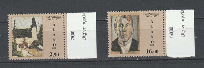 Ahvenanmaa v 1992, JOEL PETTERSSON, Postituore sarja.