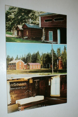Seinäjoki, Törnävän ulkomuseo, kolmikuvakortti, p. 1972