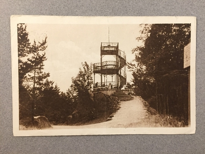 Paikkakuntakortti Loviisa näkötorni  Myllyharjulla