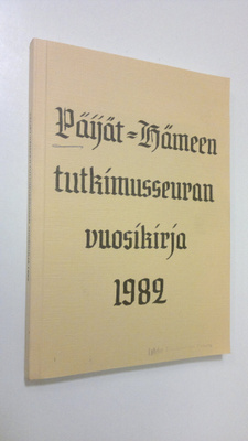 Päijät-Hämeen tutkimusseuran vuosikirja 1982