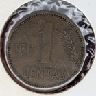 Liettua 1 Centas 1936 - pikkukuva 1