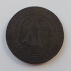France | 10 Centimes Coin 1854| Napoleon III - pikkukuva 1