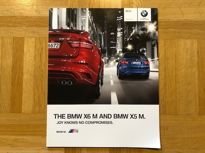 Esite BMW E71 X6 M & E70 X5 M, vuodelta 2010
