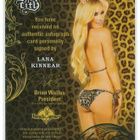 Bench Warmer 2015 Sin City Corset Autographs Lana Kinnear - pikkukuva 2
