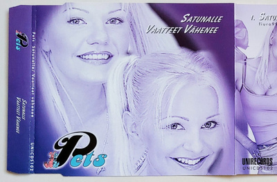 PETS: Satunalle / Vaatteet Vähenee – MINT! CD-Single 1999
