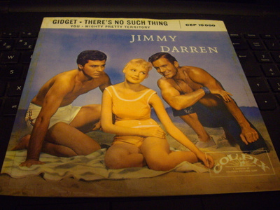 7" EP -levy : JIMMY DARREN : GIDGET ( COLPIX CEP 10000 )