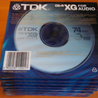 TDK CD-RXG 74 min.Digitaalinen tallentava.8 kpl UUSI - pikkukuva 2