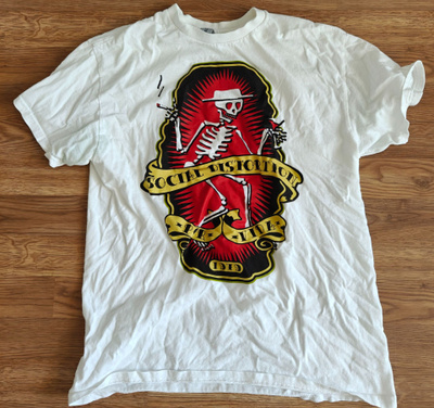 Social distortion por vida t-paita