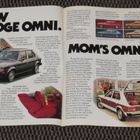 1978 Dodge Omni esite - KUIN UUSI - pikkukuva 2