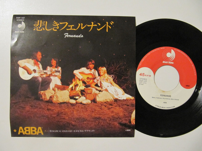 ABBA – Fernando  7" sinkku Japanilainen