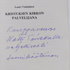 Lauri Väätäinen : Kristuksen kirkon palvelijana (signeera... - pikkukuva 3