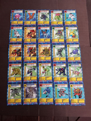 Digimon Bandai keräilykortit 1 € kpl