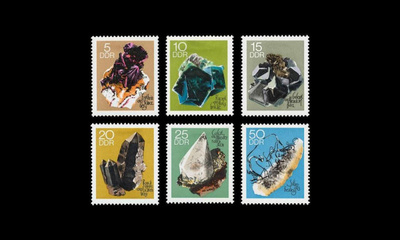 DDR 1468-73 ** Mineraaleja (1969)