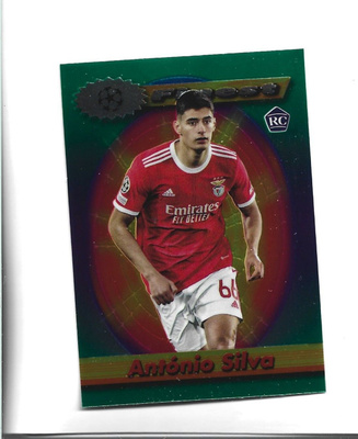 ANTONIO SILVA - ROOKIE - BENFICA - 2022 TOPPS FINEST # 3