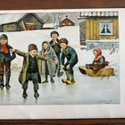 1912 C. Hedelin: lapsi kokeilee luistelua - pikkukuva 1