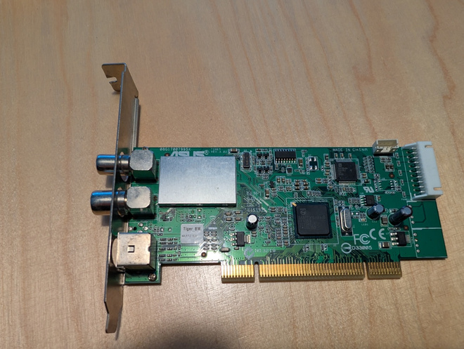 Videon kaappauskortti / TV-kortti PCI-väylään