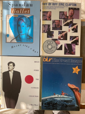NUOTTIKIRJOJA 4 x: Clapton, Blur, Bryan Ferry, Spandau Balle