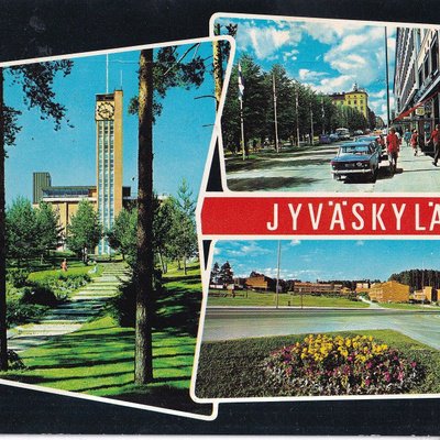 Jyväskylä. sommitelmakortti, e282