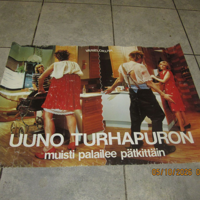 UUNO TURHAPURON MUISTI PALAILEE PÄTKITTÄIN -ORIG ELOKUVAJUL