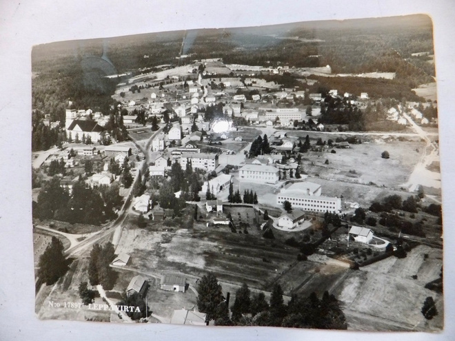 VANHA Postikortti Leppävirta 1960-l Karhumäki