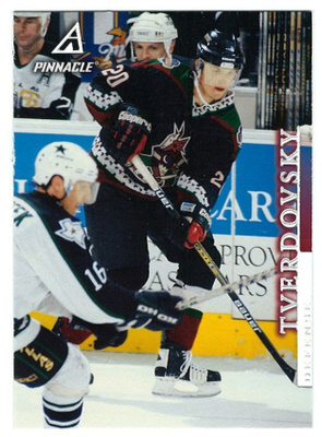 97-98 Pinnacle #166 Oleg Tverdovsky