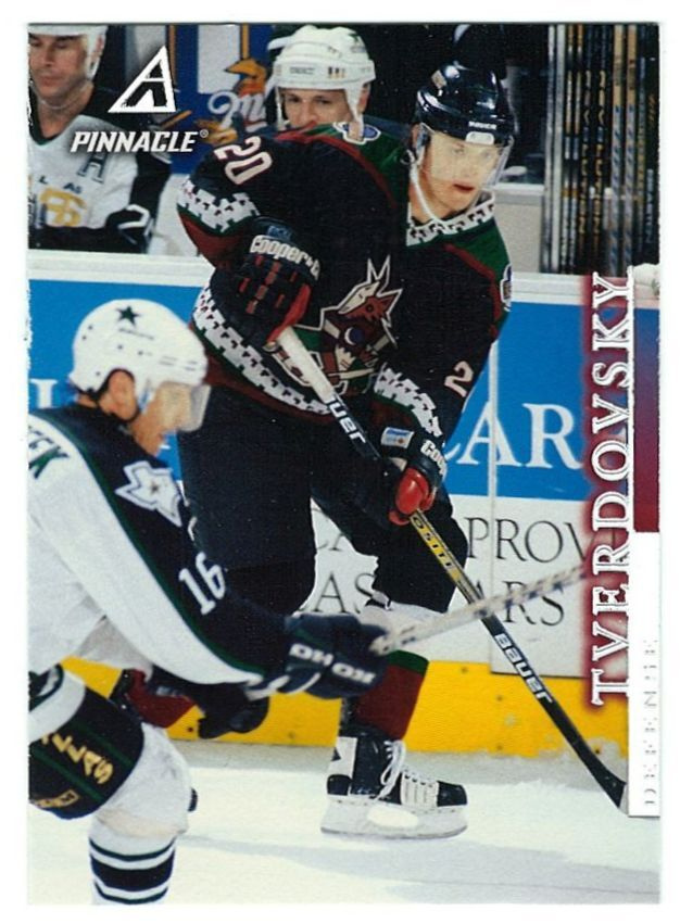 97-98 Pinnacle #166 Oleg Tverdovsky