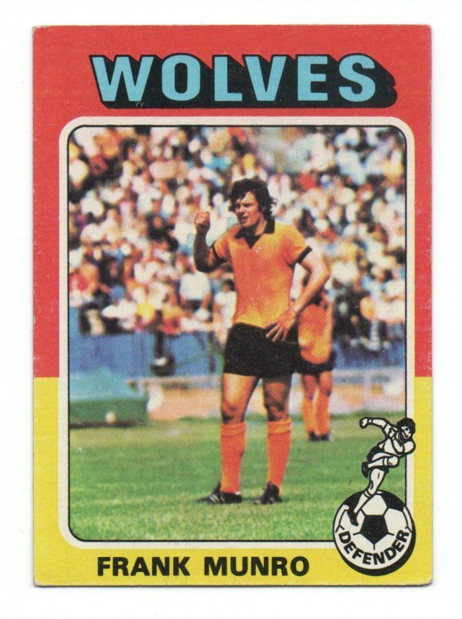 Jalkapallo n:o 157 Frank Munro. Wolves Purkkakuva