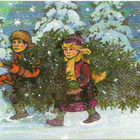 kortti Kuusen ja kirveen kanssa kotiin - erilaisia - pikkukuva 3