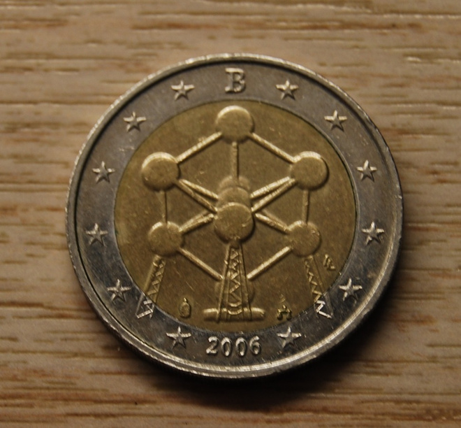 Belgia 2006 2 € Atomium monumentti