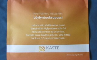 Löylyntuoksupussi koivun tuoksulla