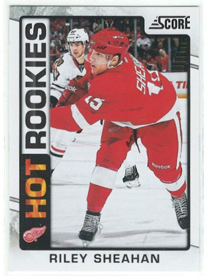 12-13 Score #538 Riley Sheahan Hot Rookies RC